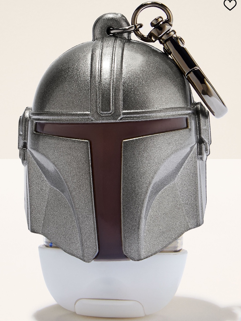 Bath & Body Works The Mandalorian Light-Up Helmet Keychain PocketBac Holder.